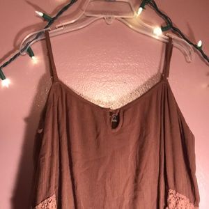 A blouse with straps